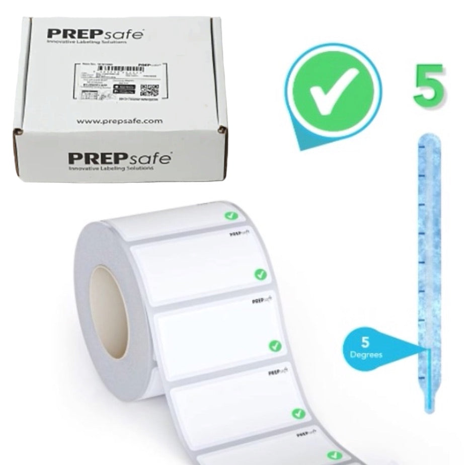 Removable polymer food labels  9000 Box
